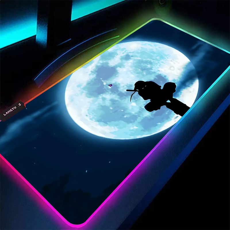 Esports Gaming Keyboard - Mouse Pad Grande RGB 90x40cm Naruto