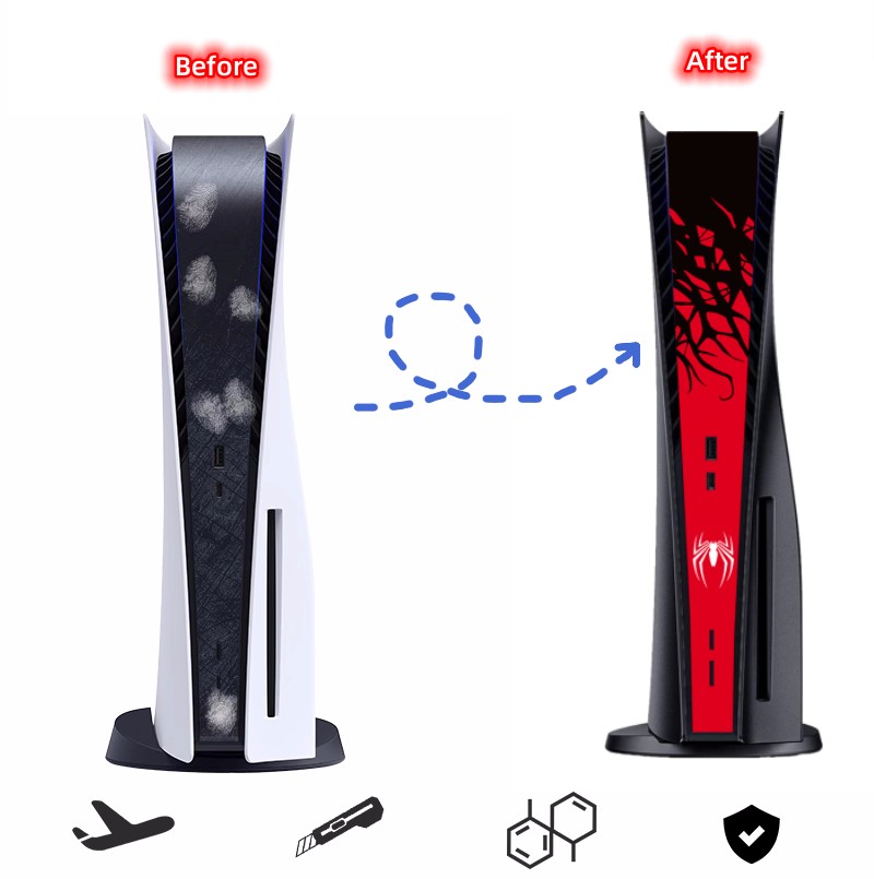 Controller Charging Stand - Adesivos de pele intermediária integrais para