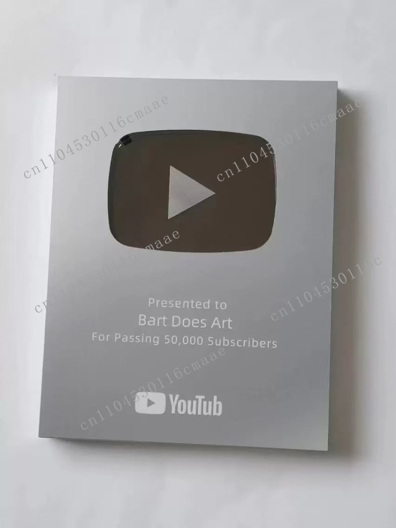 Esports Gaming Trophy - Placa de Youtube Play Button Placa