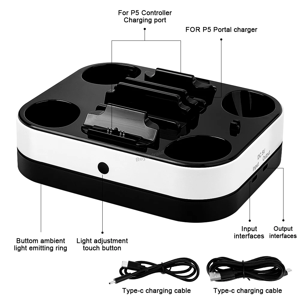 Novo para controlador ps5 carr - Controller Charging Stand avaliação e preço