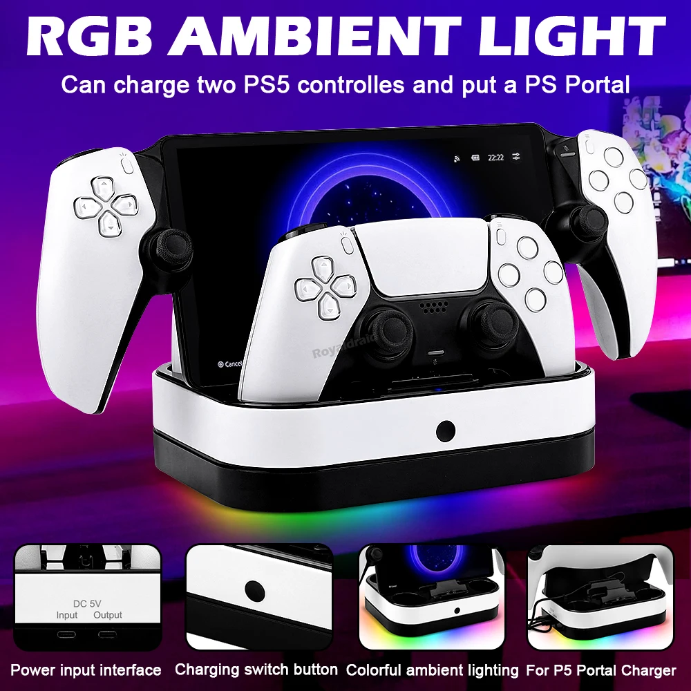 Novo para controlador ps5 carr - Controller Charging Stand avaliação e preço