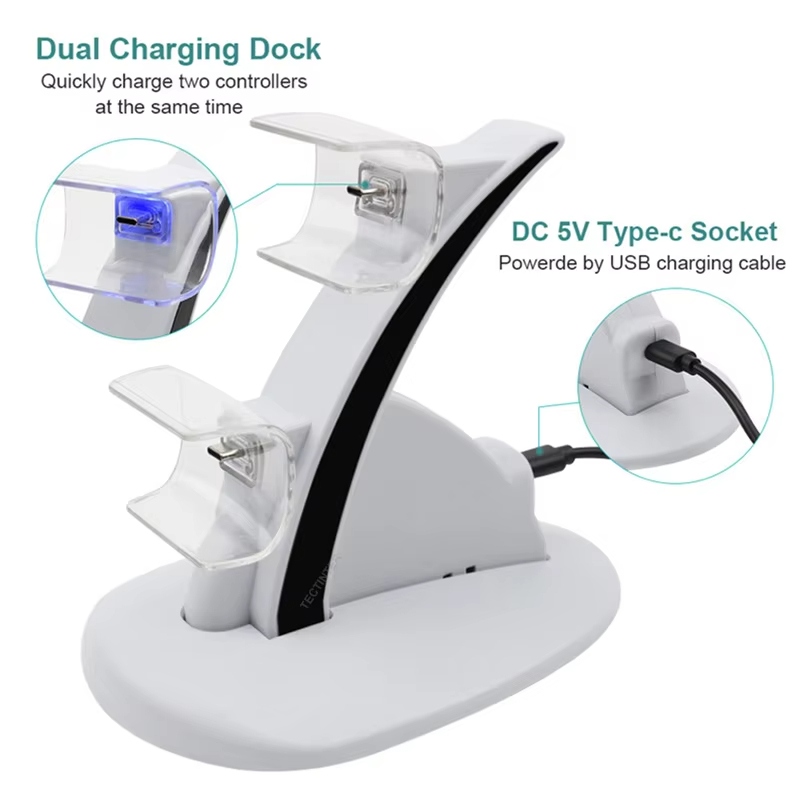 Para sony ps5 controlador dupl - Controller Charging Stand avaliação e preço