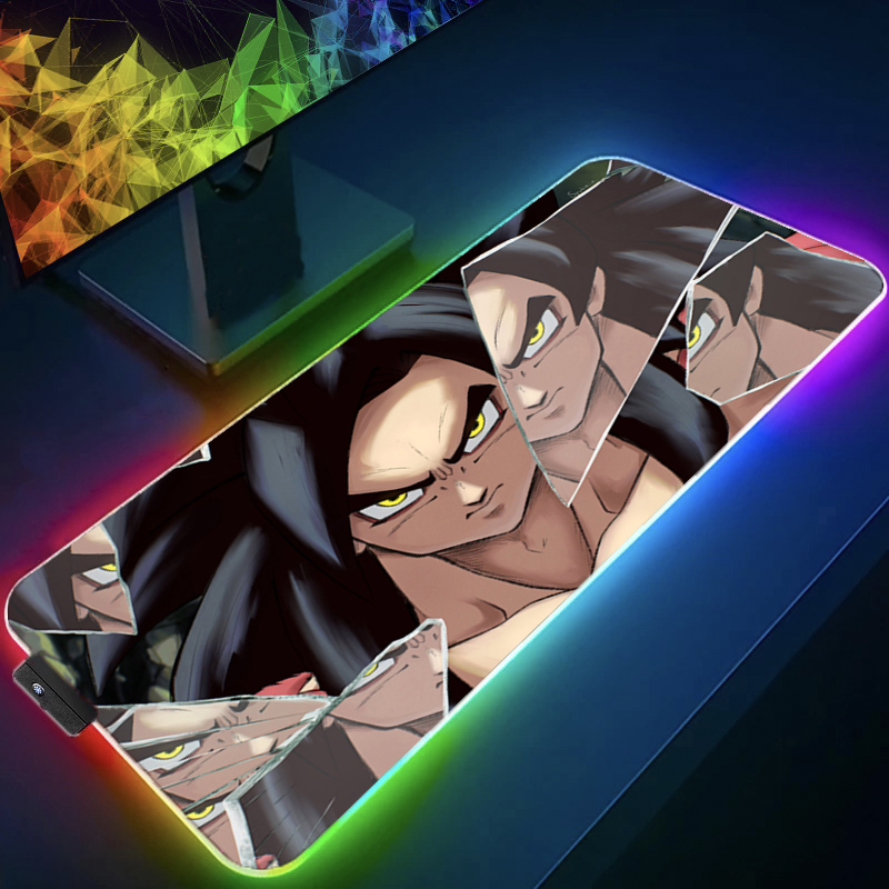 Mouse Pad LED Dragon Ball para - Esports Gaming Pad avaliação e preço
